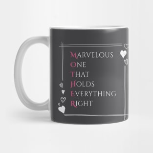 Marvelous one - Best mom ever Acrostic Mug